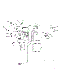 02 - Dispenser parts for Ge Refrigerator TNX22PRCBLCC from AppliancePartsPros.com