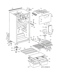 02 - Cabinet parts for Ge Refrigerator TBZ16DACJRWW from AppliancePartsPros.com