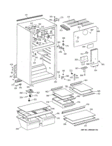 02 - Cabinet parts for Ge Refrigerator TBZ14NACJRWW from AppliancePartsPros.com