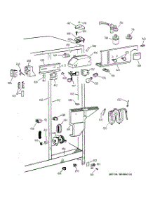 04 - Fresh Food Section parts for Ge Refrigerator TFX25VPBEWW from AppliancePartsPros.com