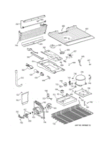 03 - Unit Parts parts for Ge Refrigerator TBJ14JABRRAA from AppliancePartsPros.com