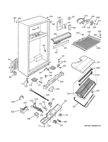 03 - Cabinet parts for Ge Refrigerator TNX22PACBRCC from AppliancePartsPros.com