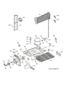 06 - Unit Parts parts for Ge Refrigerator TBG25PABURWW from AppliancePartsPros.com