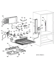 05 - Unit Parts parts for Ge Refrigerator TCX18PACBRBB from AppliancePartsPros.com