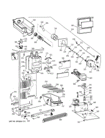 03 - Freezer Section parts for Ge Refrigerator TFX27ZPBEWW from AppliancePartsPros.com