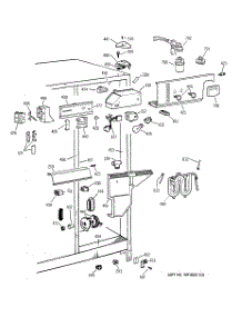 04 - Fresh Food Section parts for Ge Refrigerator TFX25ZPBEWW from AppliancePartsPros.com