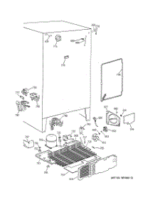 06 - Unit Parts parts for Ge Refrigerator TFX25ZPBEWW from AppliancePartsPros.com