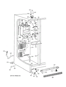 03 - Freezer Section parts for Ge Refrigerator TFX22JABEAA from AppliancePartsPros.com