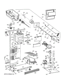 04 - Freezer Section parts for Ge Refrigerator TFX22KRCEWW from AppliancePartsPros.com