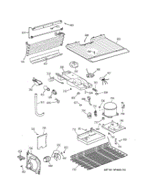 03 - Unit Parts parts for Ge Refrigerator TBZ14DACDRWW from AppliancePartsPros.com