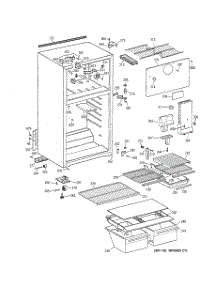 02 - Cabinet parts for Ge Refrigerator TBZ16DACDRWW from AppliancePartsPros.com