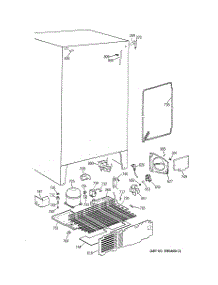 07 - Unit Parts parts for Ge Refrigerator TFX22CRBEWW from AppliancePartsPros.com