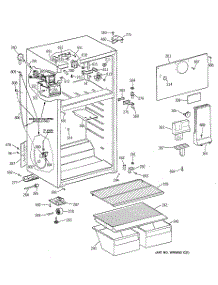 02 - Cabinet parts for Ge Refrigerator TBH14SIBRRAA from AppliancePartsPros.com