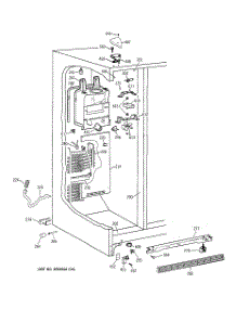 03 - Freezer Section parts for Ge Refrigerator TFX20SABEAA from AppliancePartsPros.com
