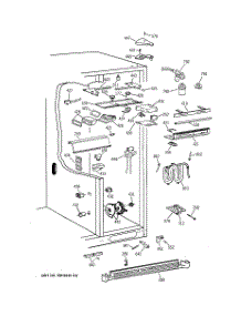 05 - Fresh Food Section parts for Ge Refrigerator TFM30PBBBWW from AppliancePartsPros.com