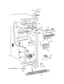 05 - Fresh Food Section parts for Ge Refrigerator TPG24BFCCWW from AppliancePartsPros.com