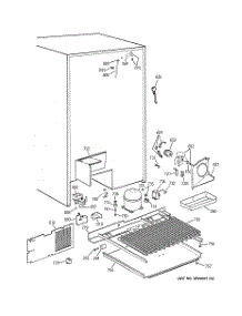 07 - Unit Parts parts for Ge Refrigerator TFJ28PFBCWW from AppliancePartsPros.com