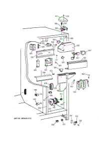 04 - Fresh Food Section parts for Ge Refrigerator TFM25PRBCWW from AppliancePartsPros.com