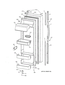 02 - Fresh Food Door parts for Ge Refrigerator TPG24PRCCWW from AppliancePartsPros.com