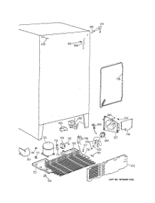 06 - Unit Parts parts for Ge Refrigerator TFM25PRBCAA from AppliancePartsPros.com