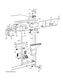 03 - Fresh Food Section parts for Ge Refrigerator TFG25PABCWW from AppliancePartsPros.com