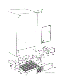 05 - Unit Parts parts for Ge Refrigerator TFG25PABCWW from AppliancePartsPros.com