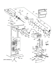03 - Freezer Section parts for Ge Refrigerator TFJ28PFBCAA from AppliancePartsPros.com