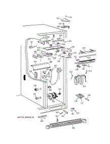 05 - Fresh Food Section parts for Ge Refrigerator TFJ28PFBCAA from AppliancePartsPros.com