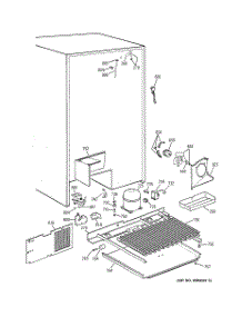 07 - Unit Parts parts for Ge Refrigerator TFM28PFBCBB from AppliancePartsPros.com