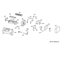 08 - Icemaker Wr30x0331 parts for Ge Refrigerator TPG24PFCCBB from AppliancePartsPros.com