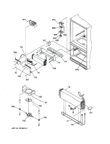 06 - Evaporator & Freezer Control Assembly parts for Ge Refrigerator TCX22PACABB from AppliancePartsPros.com