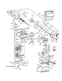 03 - Freezer Section parts for Ge Refrigerator TFG28PRCCWW from AppliancePartsPros.com
