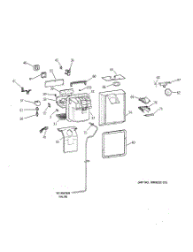 02 - Dispenser parts for Ge Refrigerator TNX22PRCBLAA from AppliancePartsPros.com