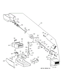 05 - Ice Bucket parts for Ge Refrigerator TNX22PRCBLAA from AppliancePartsPros.com