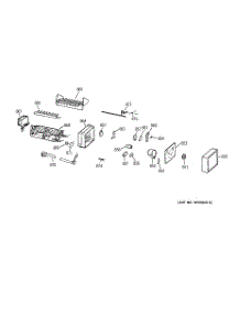 08 - Ice Maker Wr30x100001 parts for Ge Refrigerator TNX22BRCBLWW from AppliancePartsPros.com