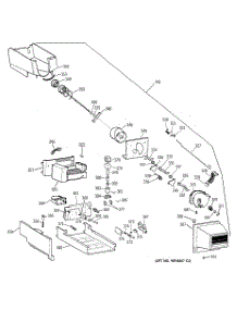 04 - Ice Bucket parts for Ge Refrigerator TBX25PRBSLBB from AppliancePartsPros.com