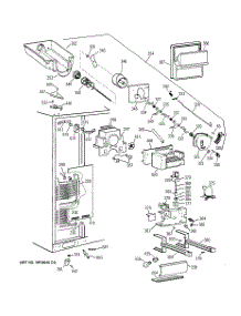 03 - Freezer Section parts for Ge Refrigerator MSG28DHCCWW from AppliancePartsPros.com