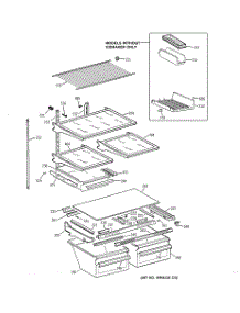 04 - Shelf Parts parts for Ge Refrigerator TBX19QABRRAA from AppliancePartsPros.com
