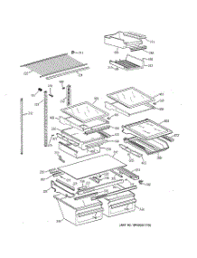 04 - Shelf Parts parts for Ge Refrigerator TBX19PABRRAA from AppliancePartsPros.com