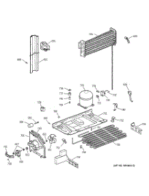 06 - Unit Parts parts for Ge Refrigerator TBI18JIBURWW from AppliancePartsPros.com