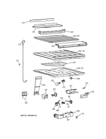 05 - Compartment Separator Parts parts for Ge Refrigerator TBT18JABURWW from AppliancePartsPros.com