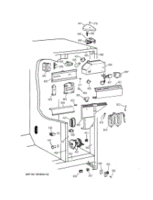 04 - Fresh Food Section parts for Ge Refrigerator TFX25QRCCWW from AppliancePartsPros.com