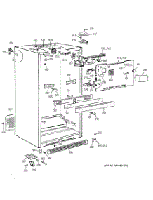 03 - Cabinet parts for Ge Refrigerator TBT25PABTRAA from AppliancePartsPros.com