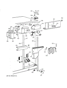 04 - Fresh Food Section parts for Ge Refrigerator TFZ22PRBCBB from AppliancePartsPros.com