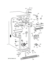 05 - Fresh Food Section parts for Ge Refrigerator TFX30PPBBAA from AppliancePartsPros.com