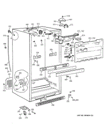 05 - Cabinet Parts parts for Ge Refrigerator TBX22PRBSLAA from AppliancePartsPros.com
