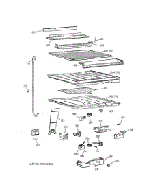 05 - Compartment Separator Parts parts for Ge Refrigerator TBT21IABTRWW from AppliancePartsPros.com