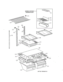 04 - Shelf Parts parts for Ge Refrigerator TBX21JABRRAA from AppliancePartsPros.com