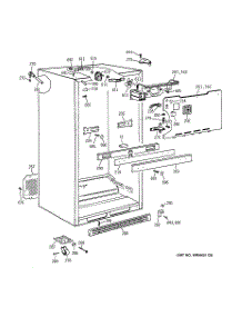 03 - Cabinet Parts parts for Ge Refrigerator TBX22QABRRAA from AppliancePartsPros.com
