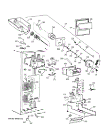 03 - Freezer Section parts for Ge Refrigerator TPX24BRBAWW from AppliancePartsPros.com